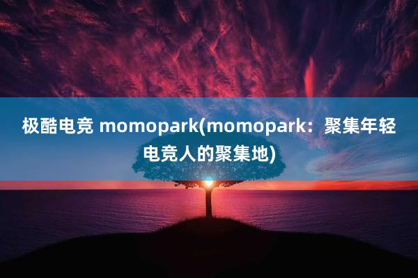 极酷电竞 momopark(momopark：聚集年轻电竞人的聚集地)