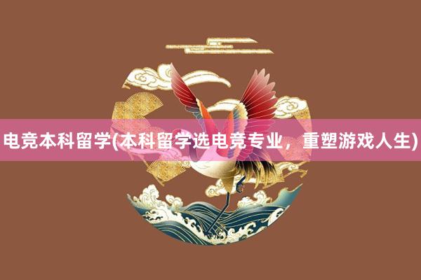 电竞本科留学(本科留学选电竞专业，重塑游戏人生)