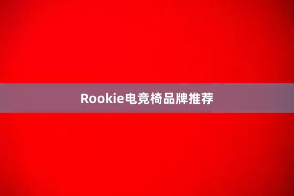 Rookie电竞椅品牌推荐